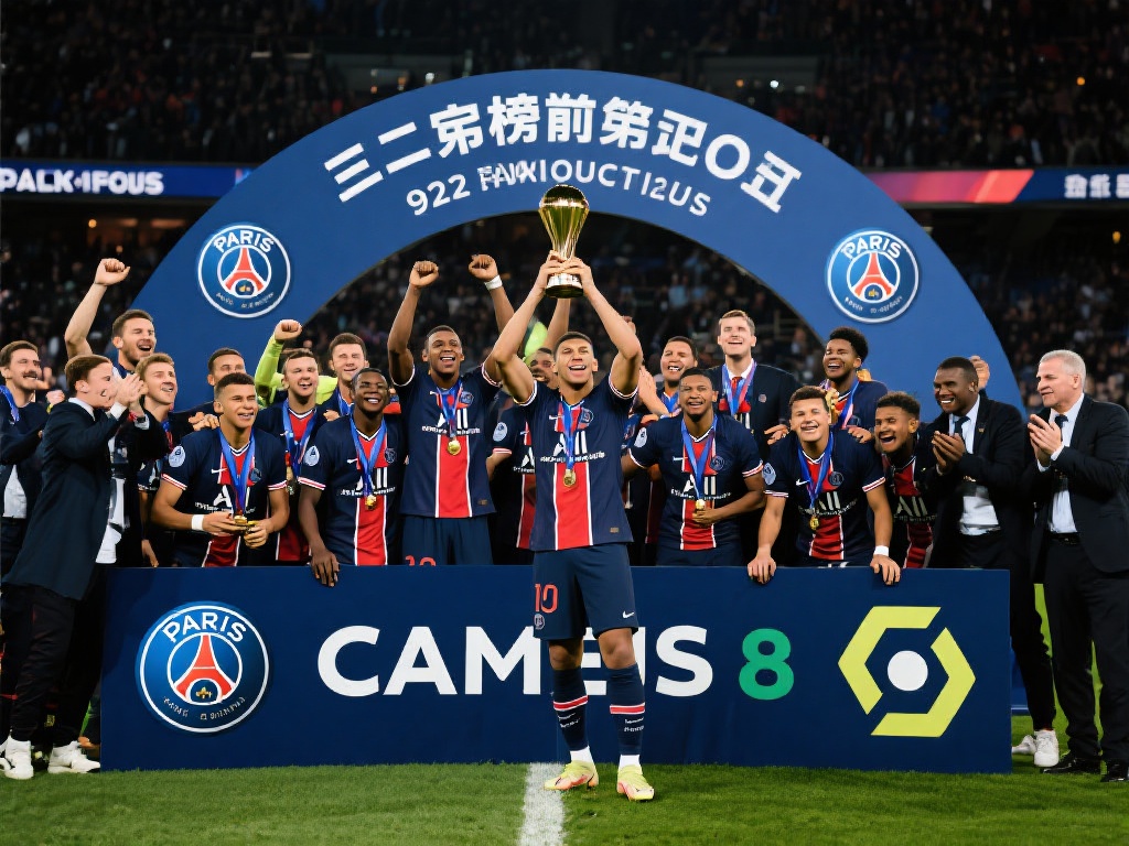 五大联赛史上最快夺冠纪录：巴黎提前8轮称霸&三次入榜